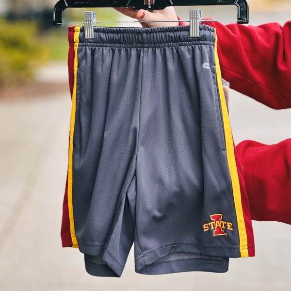 Colosseum Youth I-State Charcoal Shorts